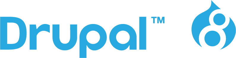 Drupal 8 logotype and logo